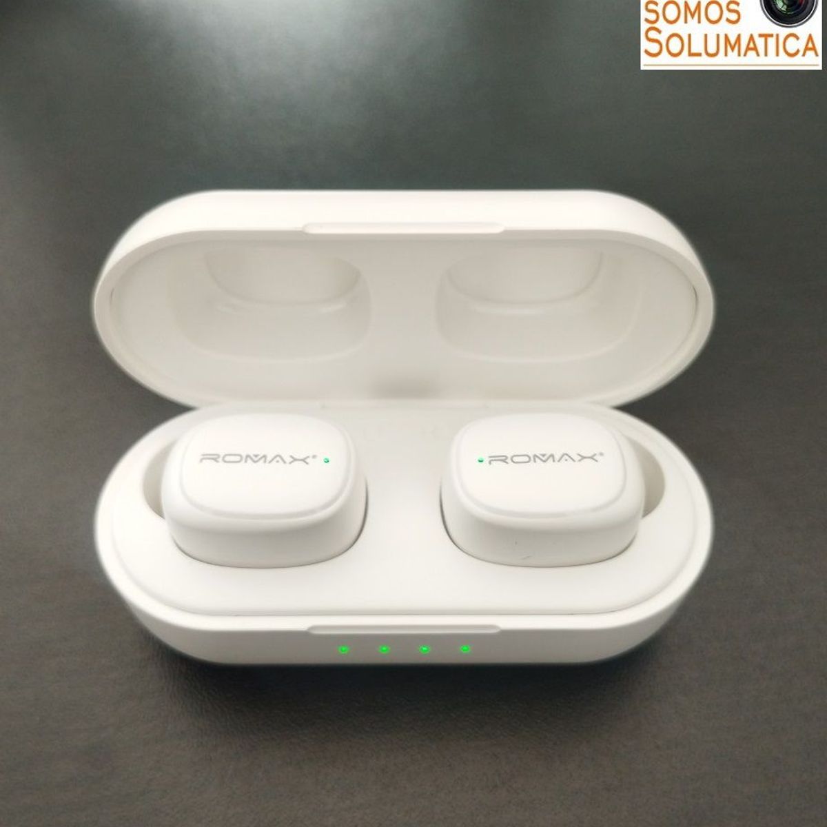 ROMAX - Audifono Bluetooth TWS - Romax Extra Bass - 5 Horas Full Musica