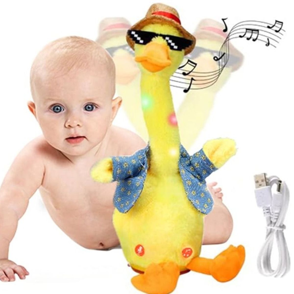 UNIVERSAL - Pato Bailarín Musical Imita y Baila Recargable