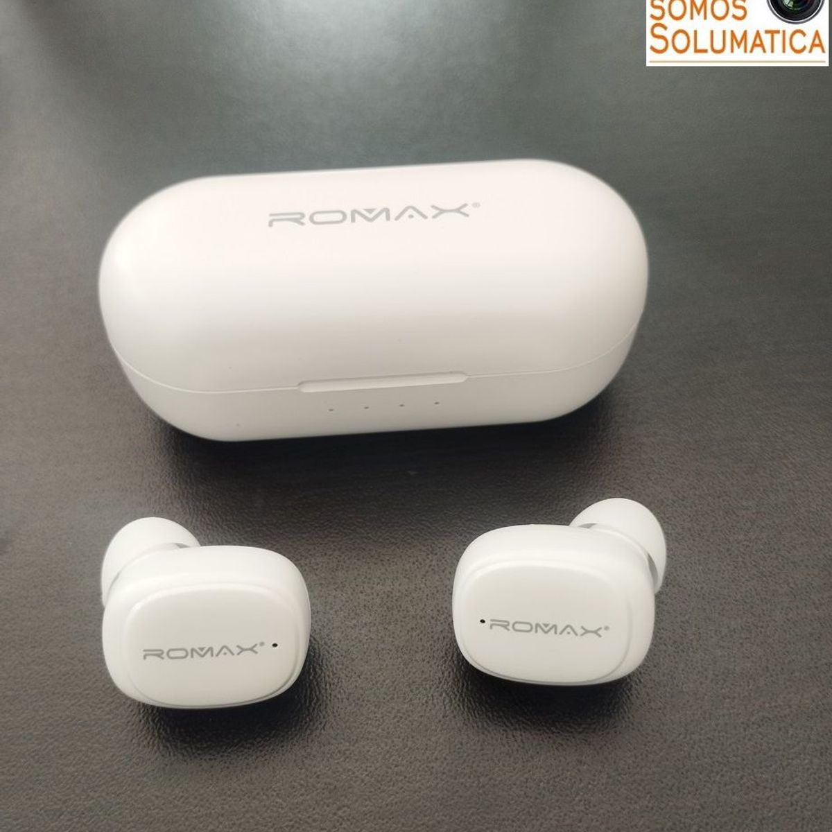 ROMAX - Audifono Bluetooth TWS - Romax Extra Bass - 5 Horas Full Musica