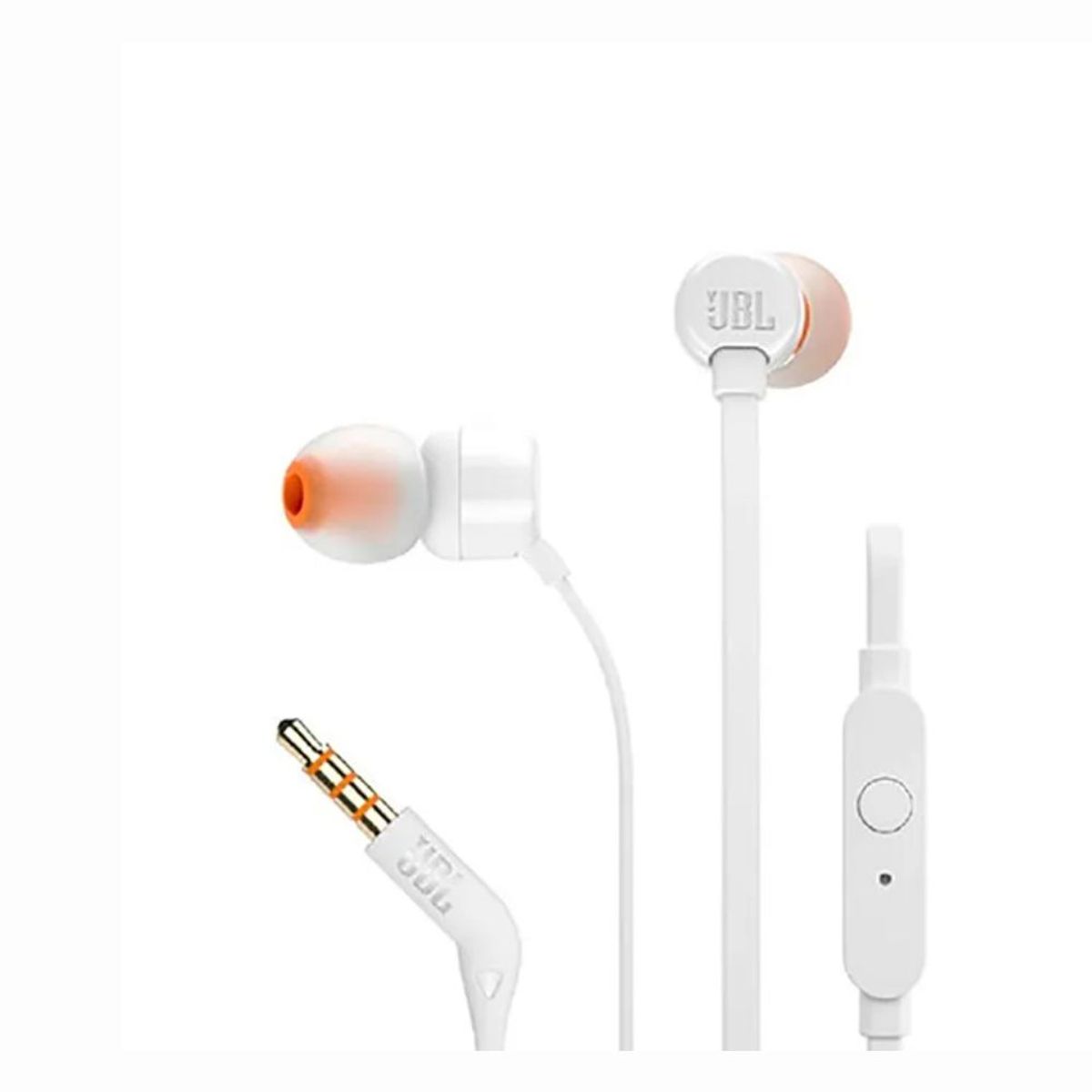 JBL - Audífonos JBL T110 Pure Bass Sound 35mm con Micrófono Blanco