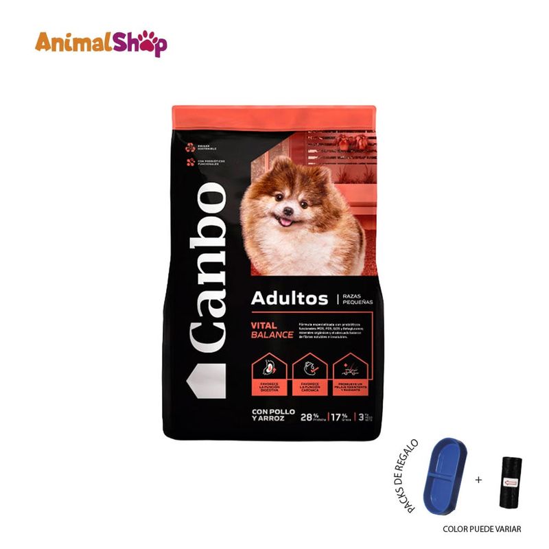 CANBO - Comida Perro Canbo Balance Raza Pequeña Pollo 7Kg