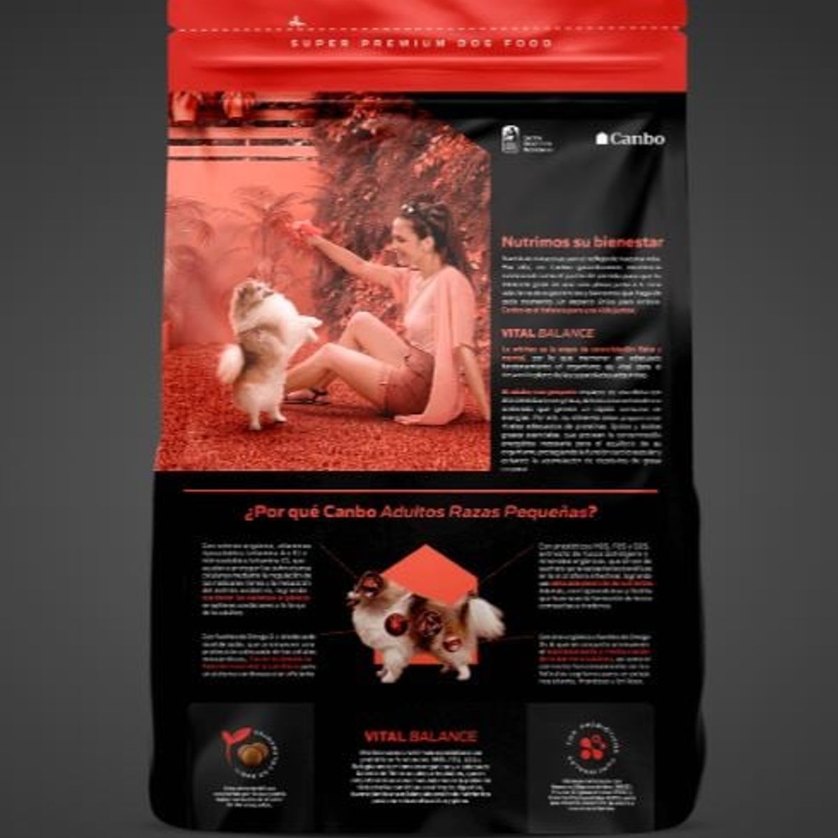 CANBO - Comida Perro Canbo Balance Raza Pequeña Pollo 7Kg