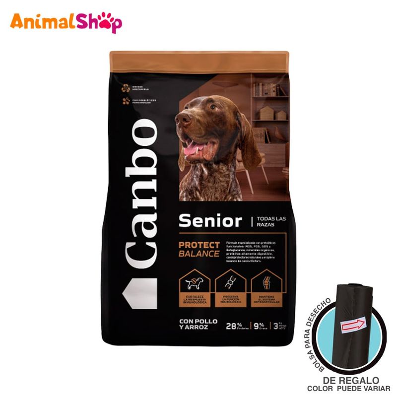 CANBO - Comida Perro Canbo Balance Todas Las Raza Senior Pollo 3Kg