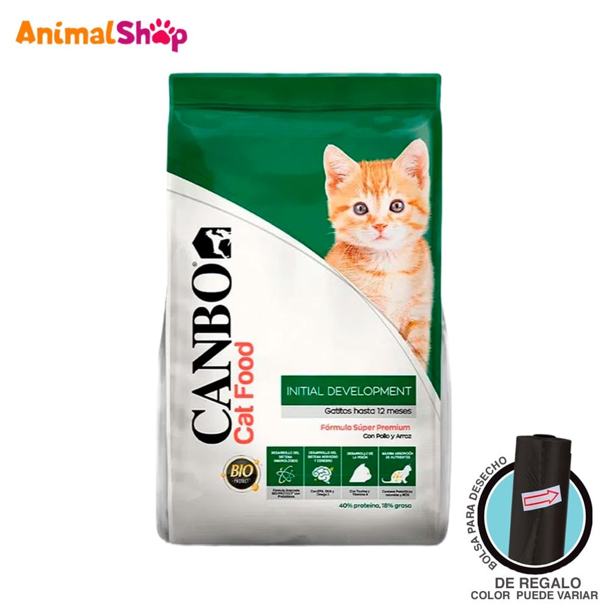 CANBO - Comida Para Gato Canbo Cachorro Pollo Y Arroz 1Kg