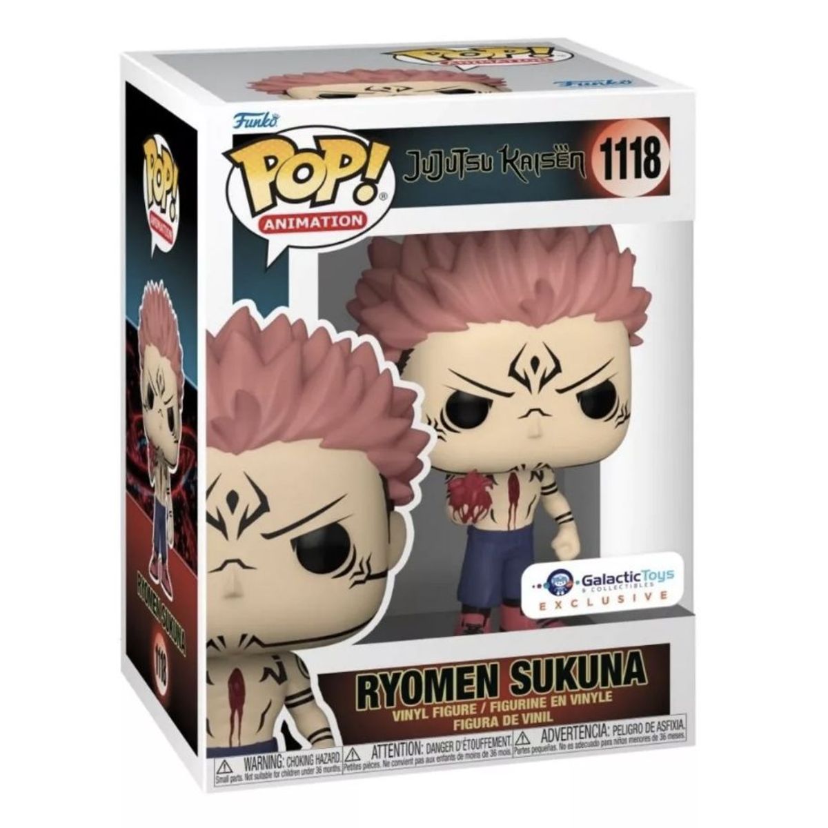 FUNKO - Ryomen Sukuna Funko Pop 1118 Jujutsu Kaisen Galactic Toys