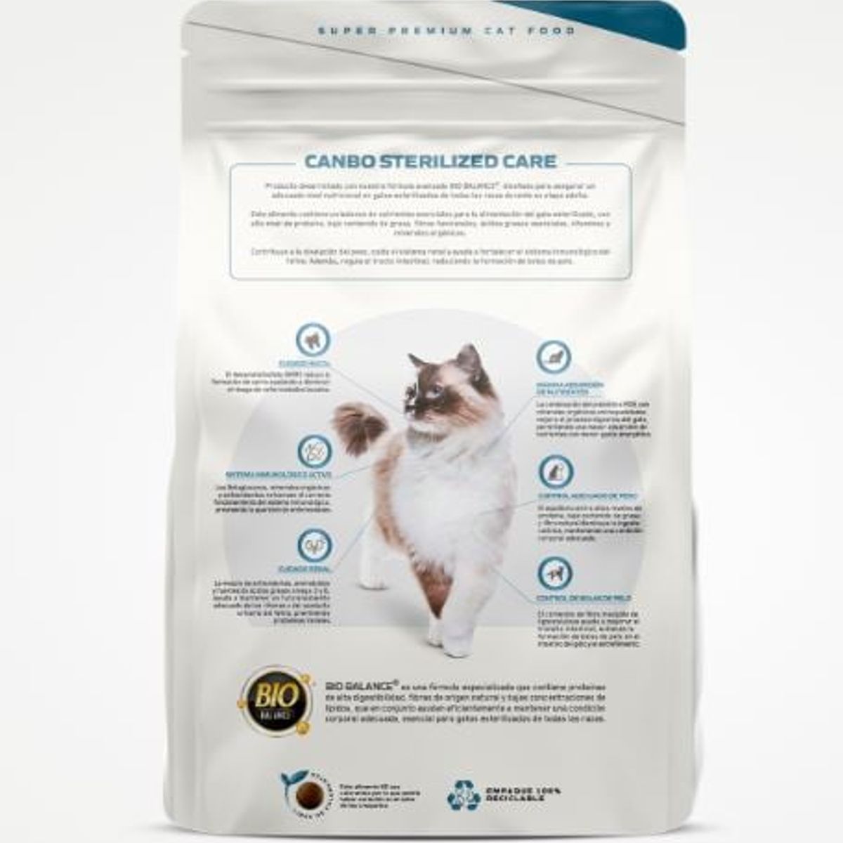 CANBO - Comida Para Gato Canbo Adulto Esterilizado Salmón Arroz 1Kg