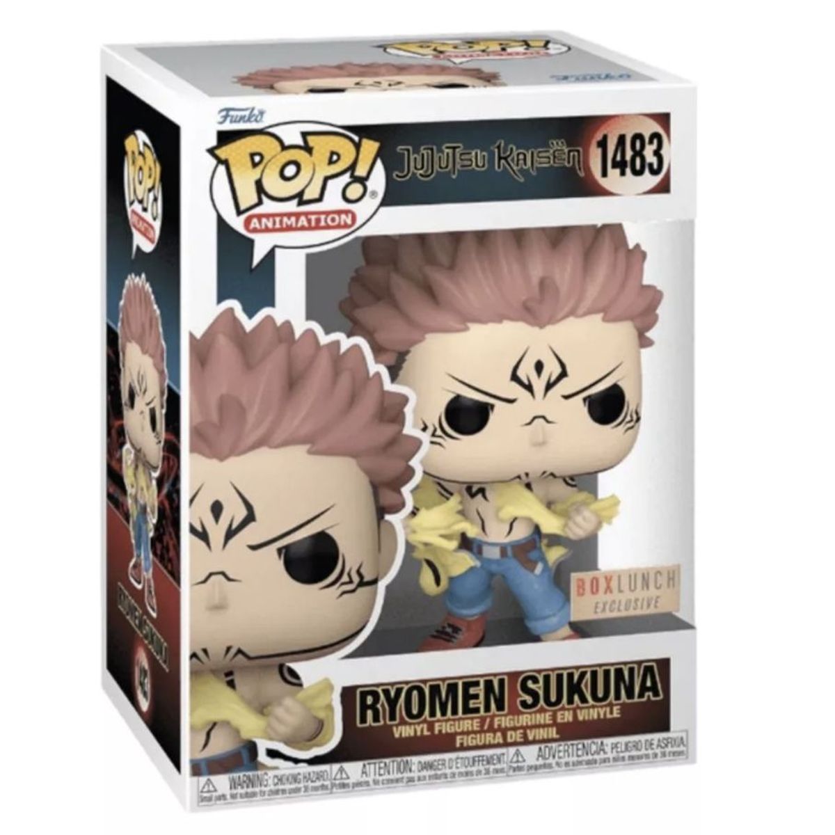 FUNKO - Ryomen Sukuna Funko Pop 1483 Jujutsu Kaisen Exclusivo