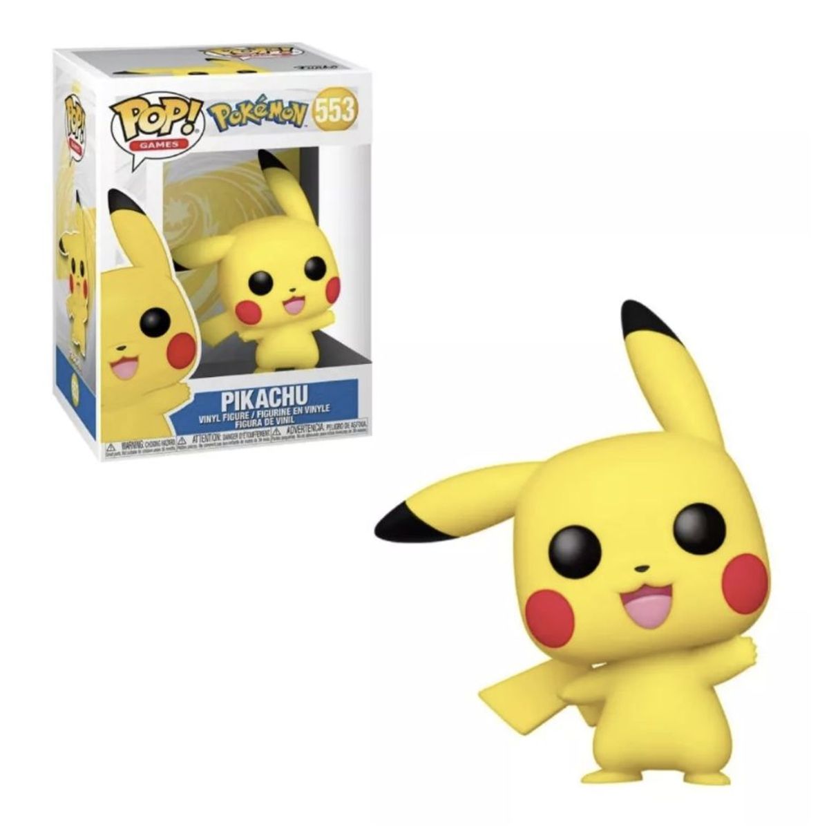FUNKO - Pikachu Funko Pop 553 Pokemon Original