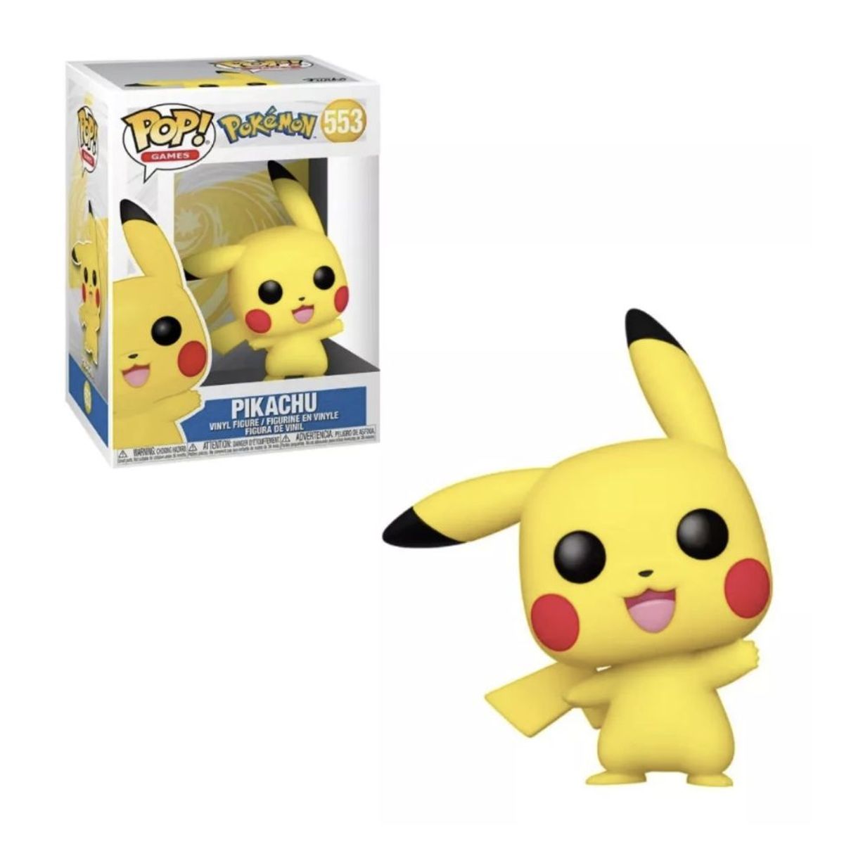 FUNKO - Pikachu Funko Pop 553 Pokemon Original