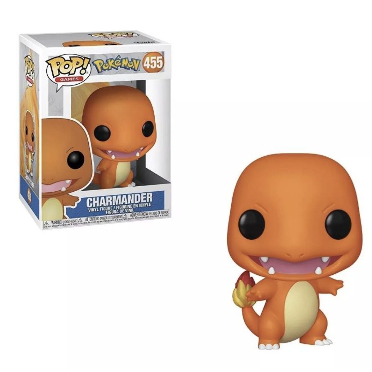 FUNKO - Charmander Funko Pop 455 Pokemon Original
