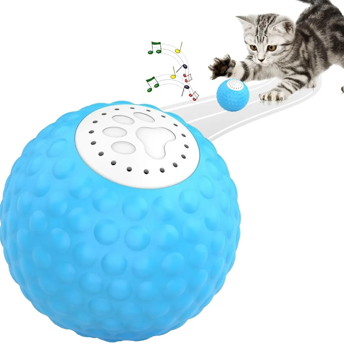GENERICO - Pelota Interactiva para Gatos con Sonido