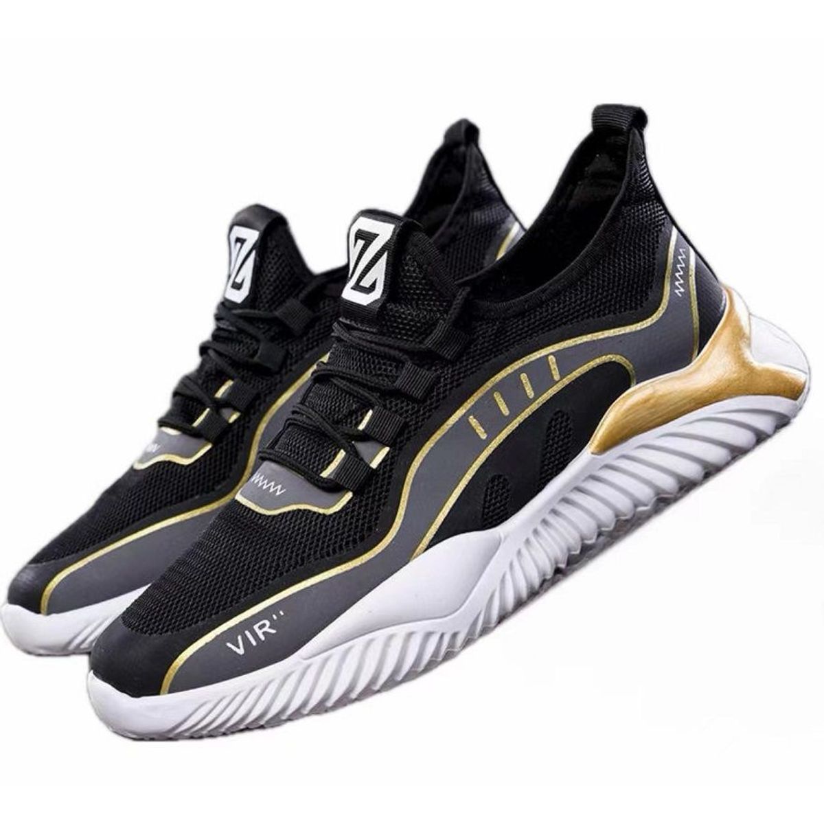 DANWEILE - Zapatillas Running Hombre Runner unisex Zapatillas urbanas-Negro