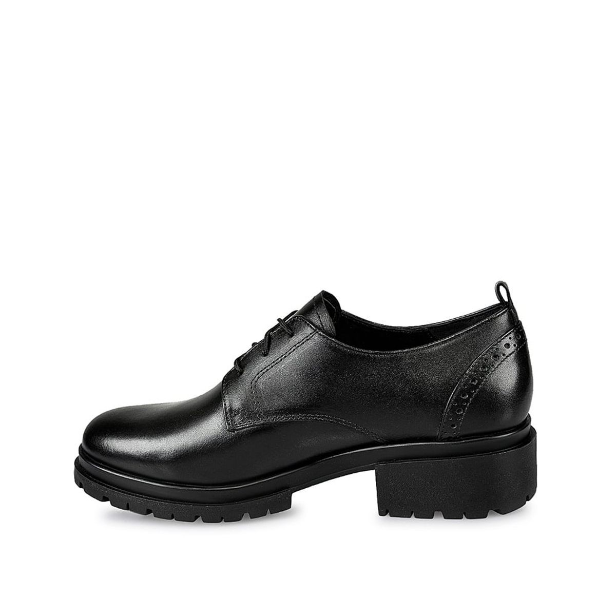 VIALE - Zapato Oxford Casual TASTE-2405 Negro Viale Cuero