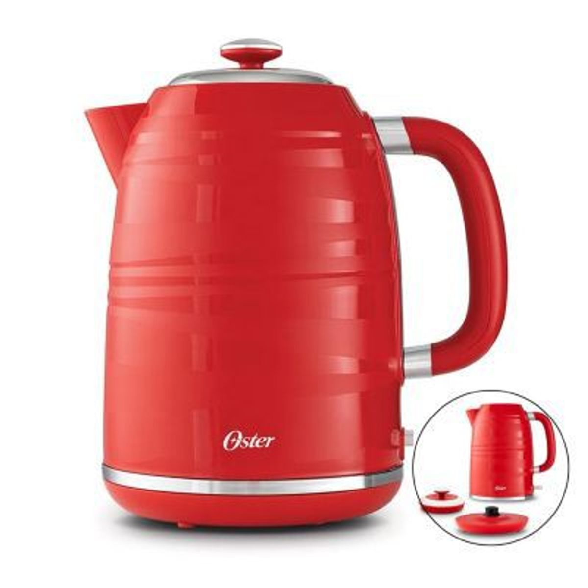 OSTER - Hervidor Eléctrico 17Lt BVSTKT4177R Rojo
