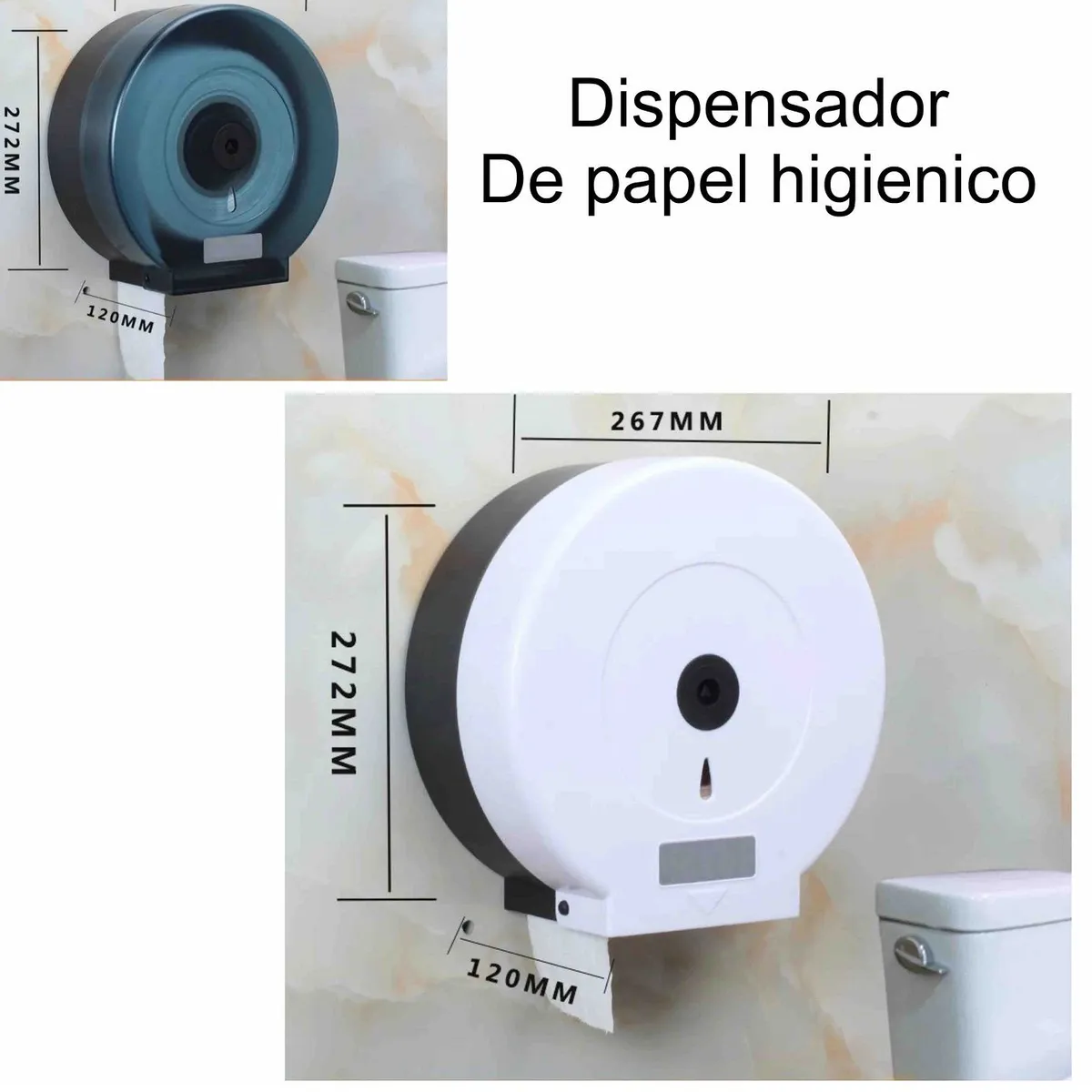 OEM - Dispensador de Papel Higiénico Color Blanco