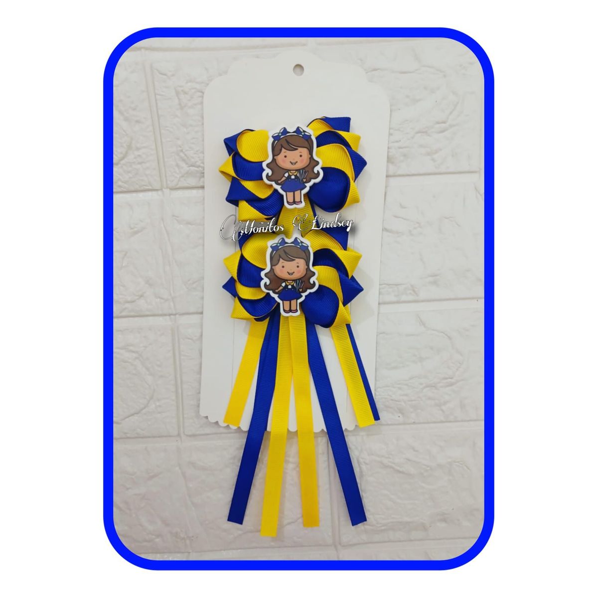 GENERICO - Parecito Escolar   Cabello niña  - Moñitos Lindsey