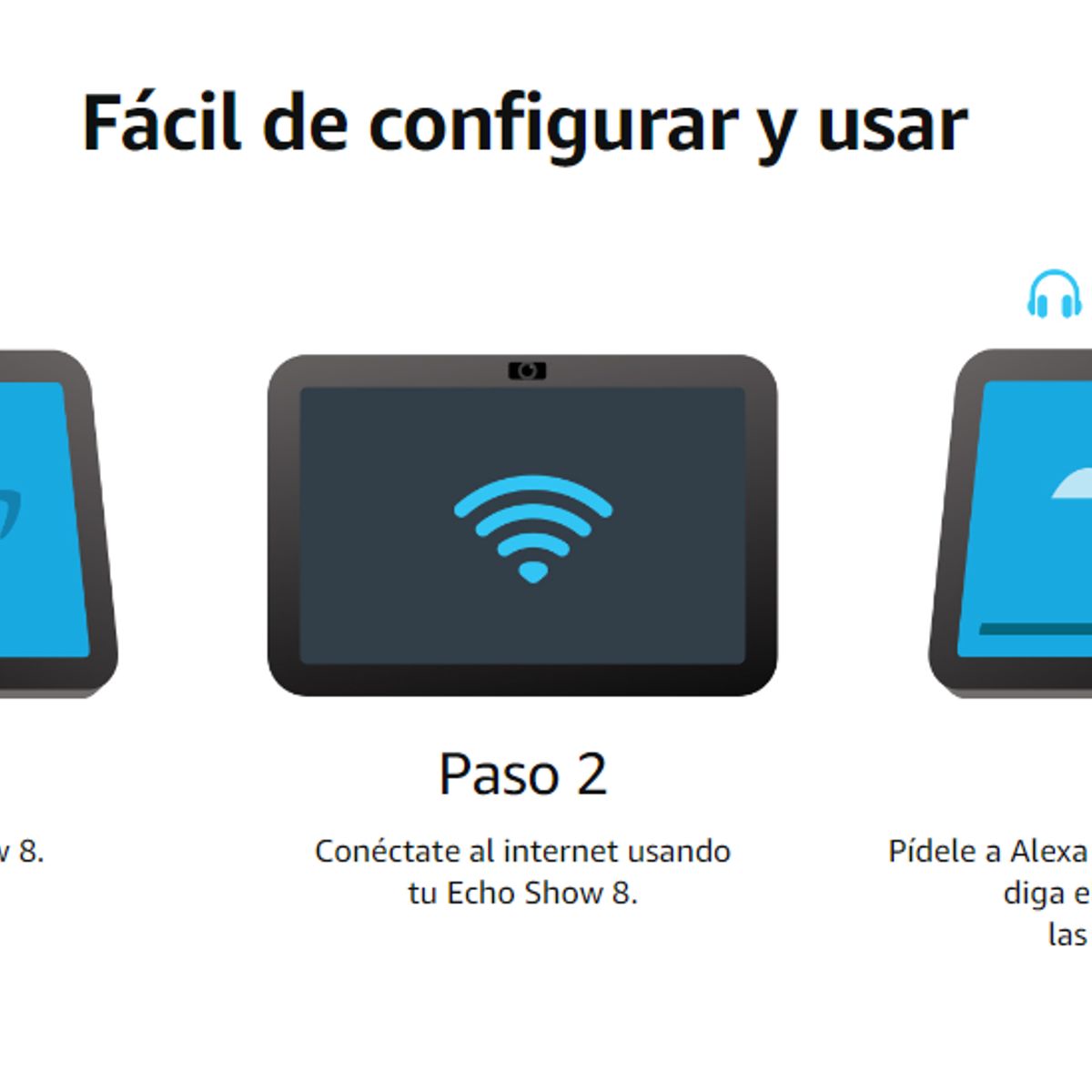 AMAZON - Echo Show 8 3ra Generacion Negro