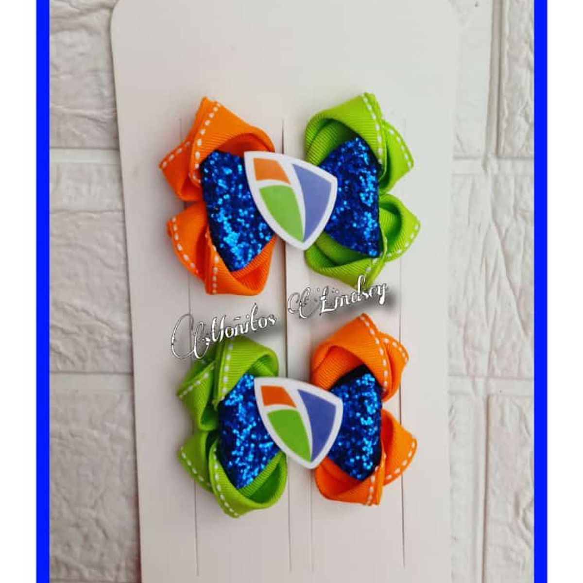 GENERICO - Parecito Escolar Innova  Cabello niña  - Moñitos Lindsey