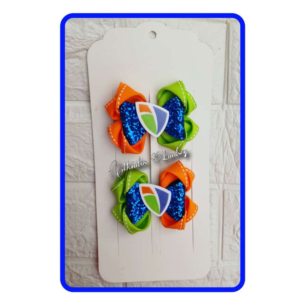 GENERICO - Parecito Escolar Innova  Cabello niña  - Moñitos Lindsey