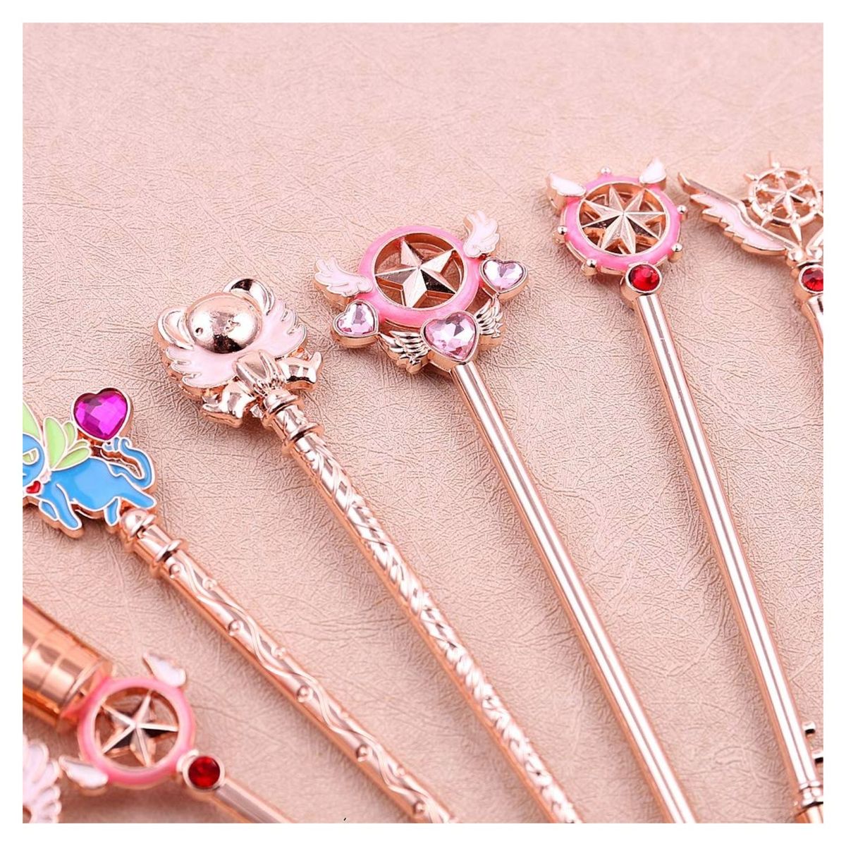 GENERICO - Set de brochas pelo suave - 8 piezas