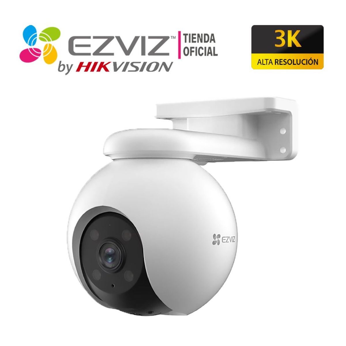 EZVIZ - Cámara IP H8 PRO 3K 5mp Ezviz Exterior Giratoria 360° Alarma Inteligente