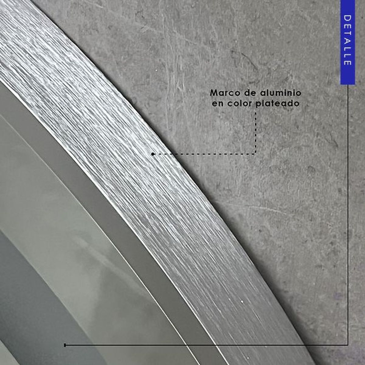 GENERICO - Espejo Circular con Luz LED