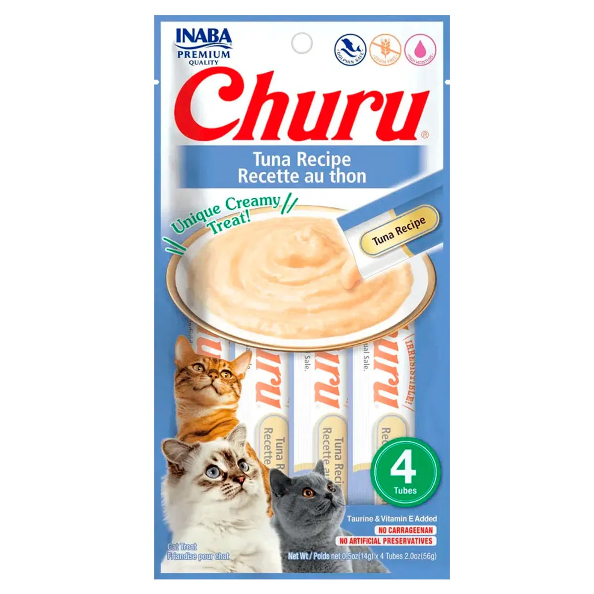 CHURU - Snack Cremoso para Gato Churu Sabor Atún 24 x 14gr