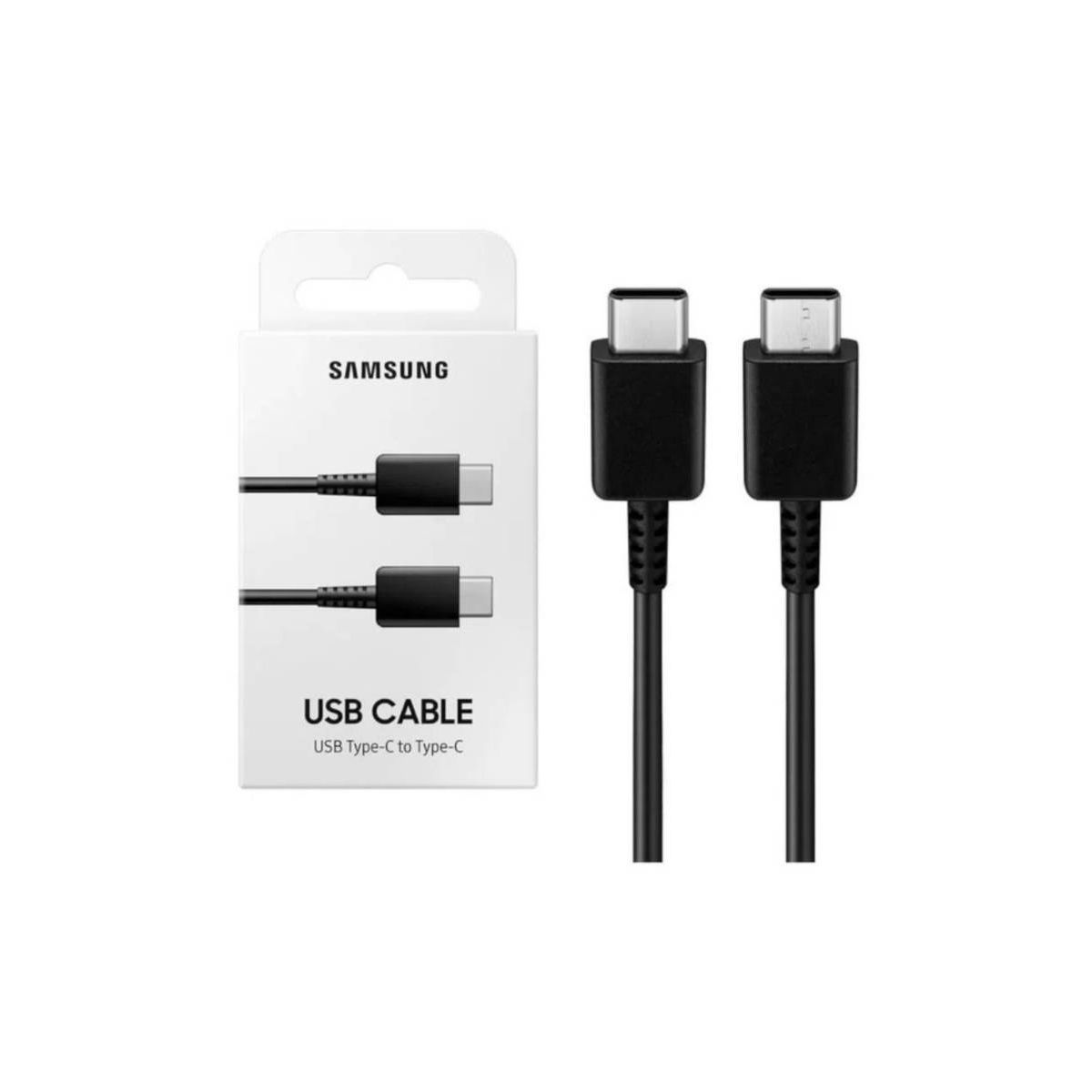 SAMSUNG - Cable Samsung USB Tipo C a C Fast Charger Premium - Negro