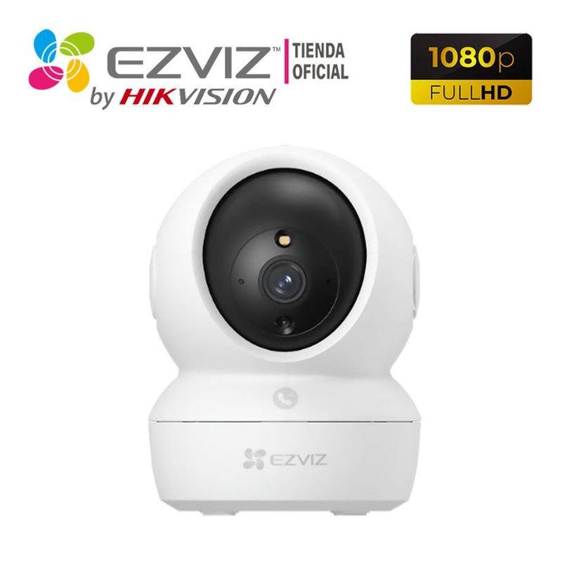 EZVIZ - Cámara IP Wifi H6C PRO 1080P Ezviz con visión 360° Botón Llamada