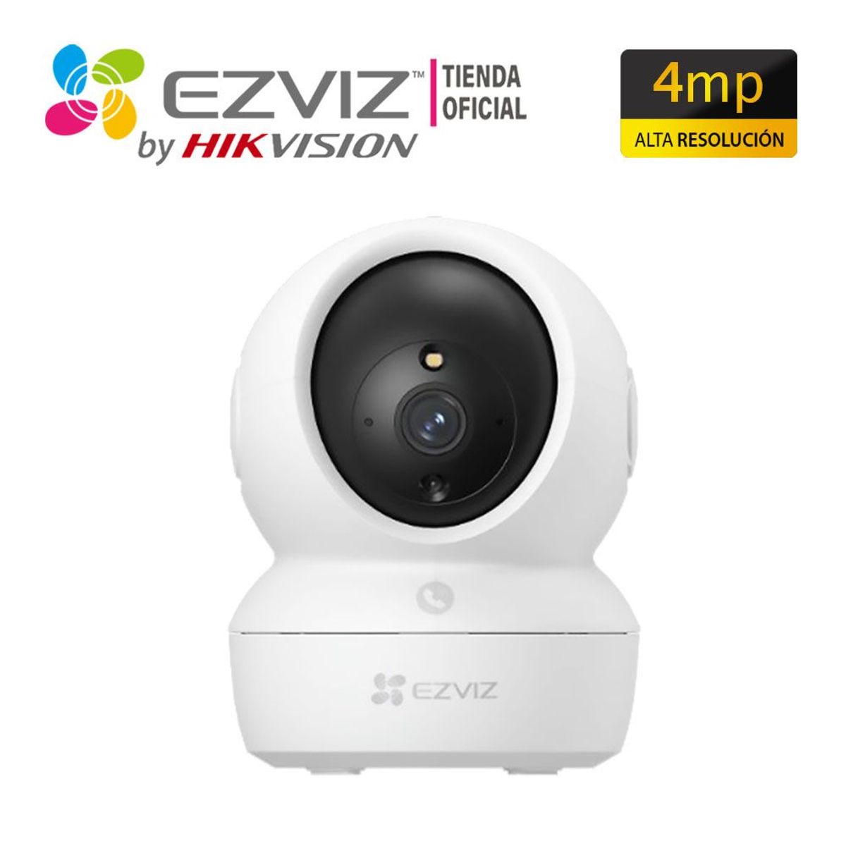 EZVIZ - Cámara IP Wifi H6C PRO 4MP Ezviz con visión 360° Botón Llamada