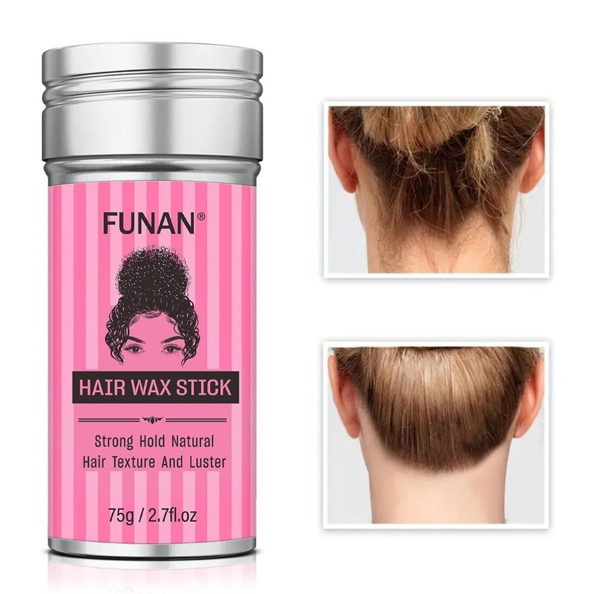 GENERICO - Barra de Cera Peinado Control de Cabello Unisex Sin Frizz Baby Hairs