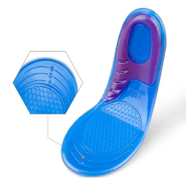 GENERICO - Plantilla Deportiva Ortopédica silicona de alto impacto - TALLA 36-40