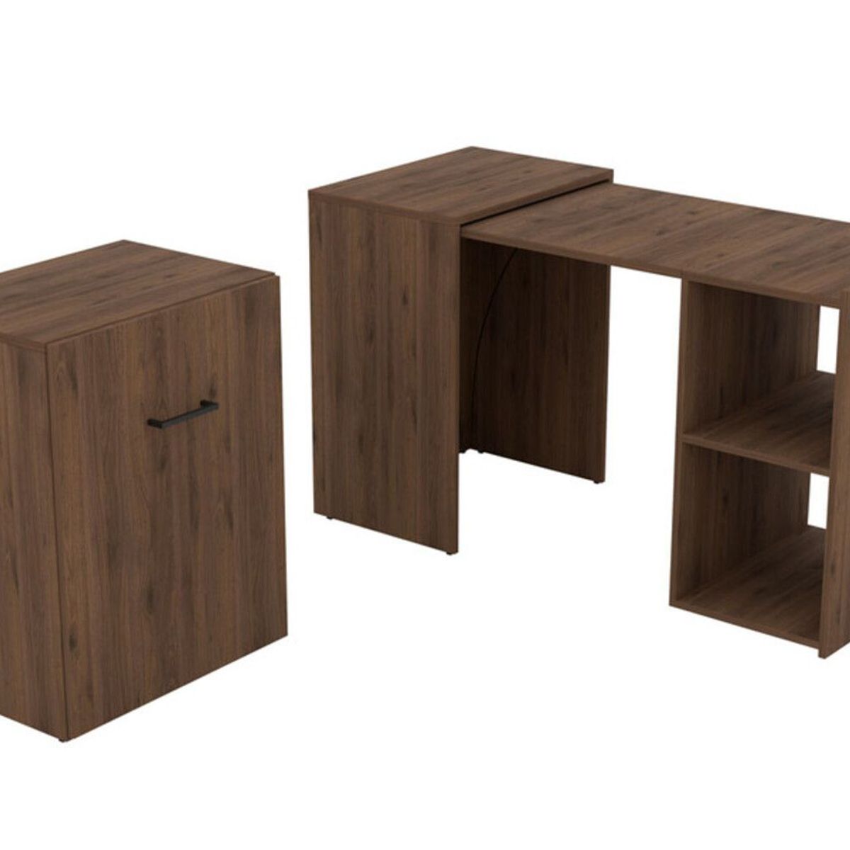 TU MESITA - Escritorio Extraible Pipol color Marrón TU MESITA