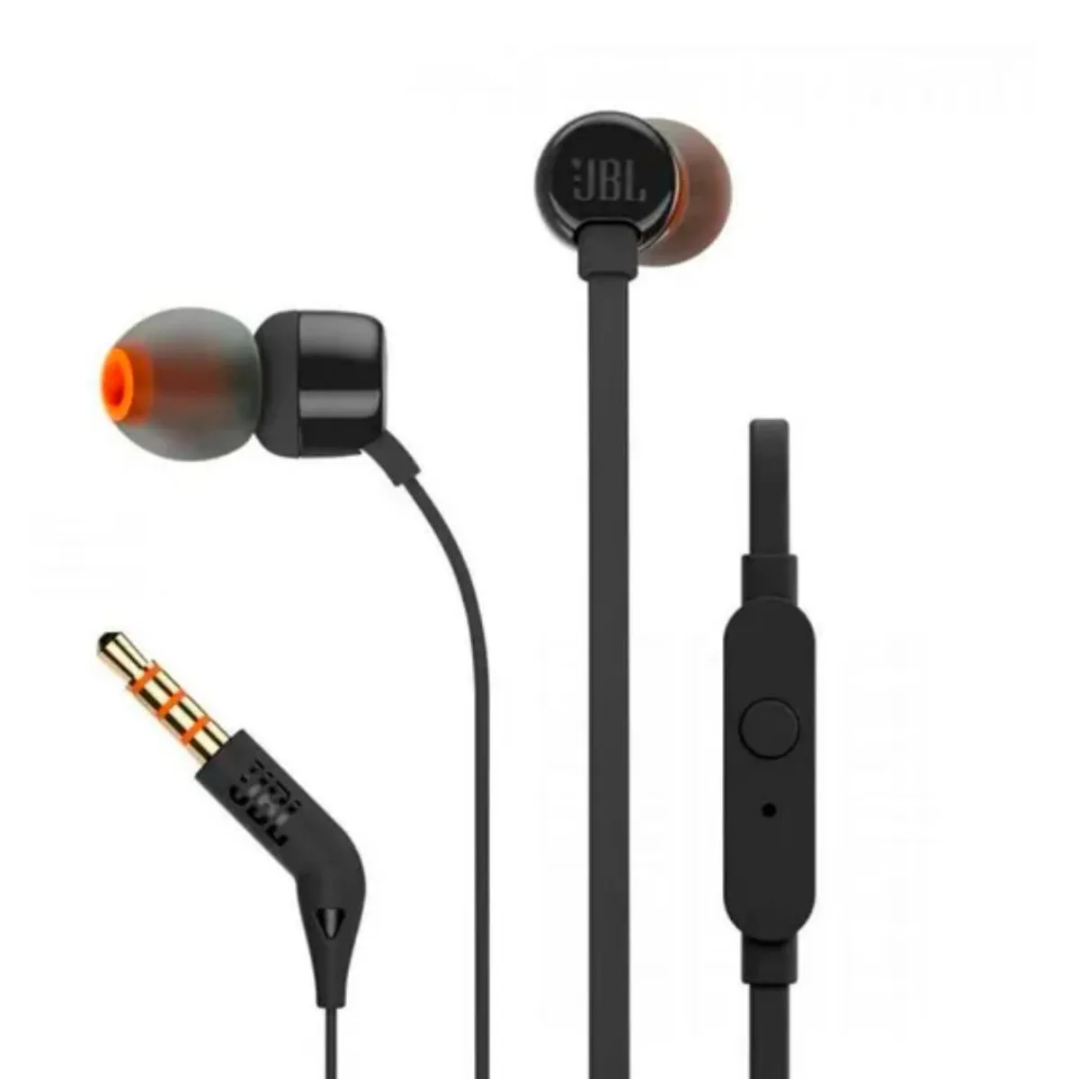 JBL - Audífonos JBL T110 Pure Bass Sound 35mm con Micrófono Negro