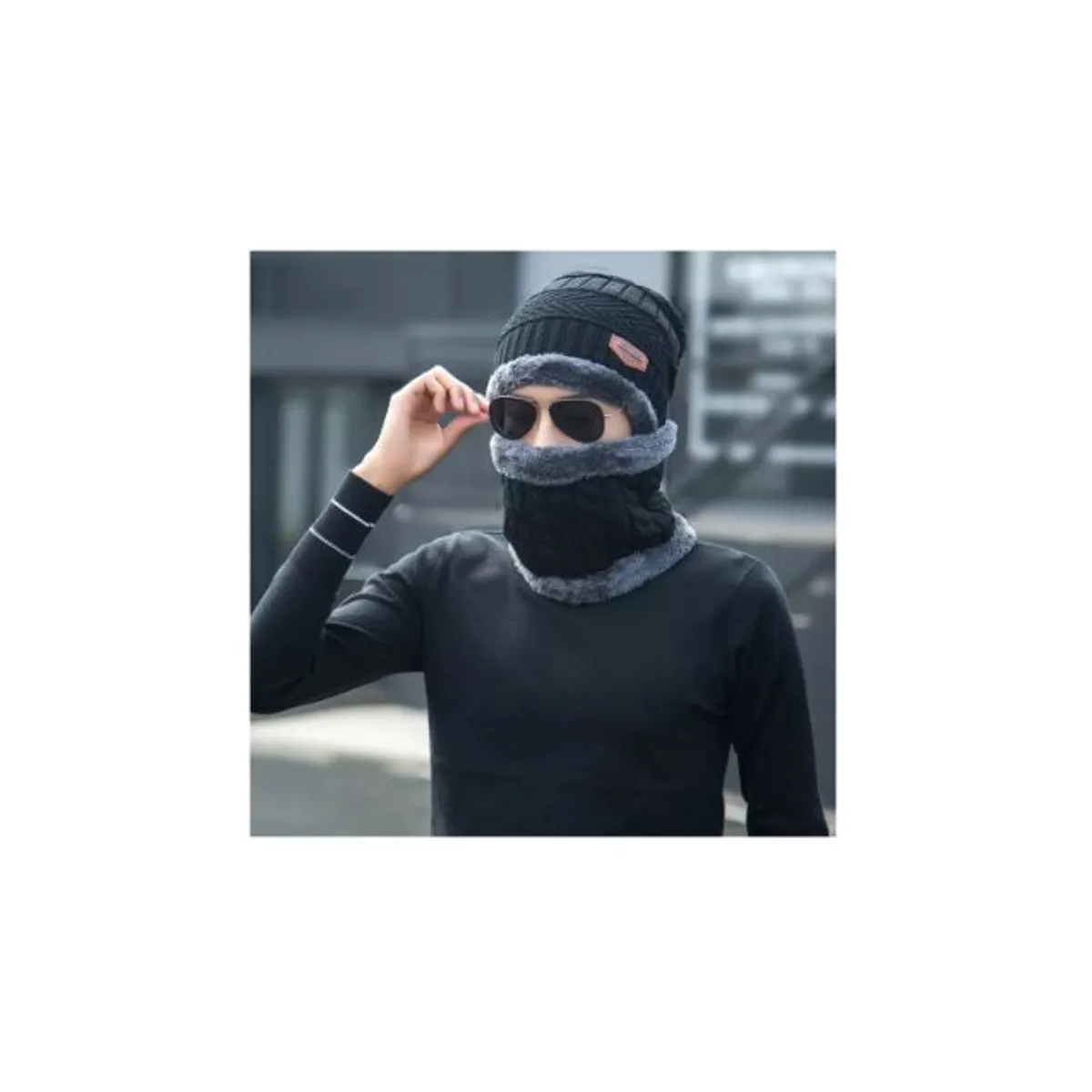 GENERICO - Gorro con Cuellera tipo Chalina chullo