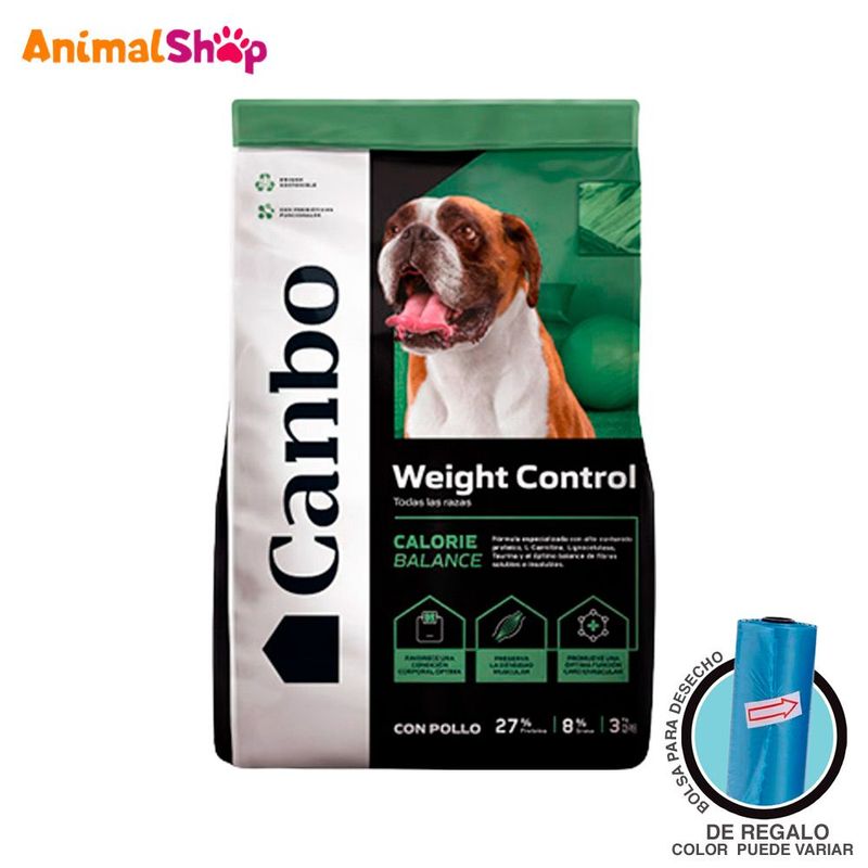 CANBO - Comida Perro Canbo Balance Weight Control Pollo 3Kg