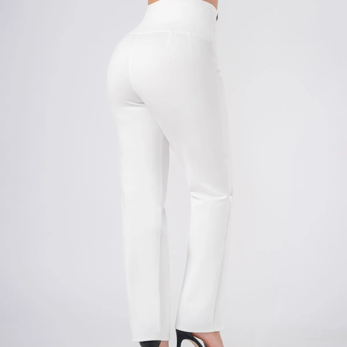 ALYNN - Pantalón fajero ejecutivo Blanco Hueso