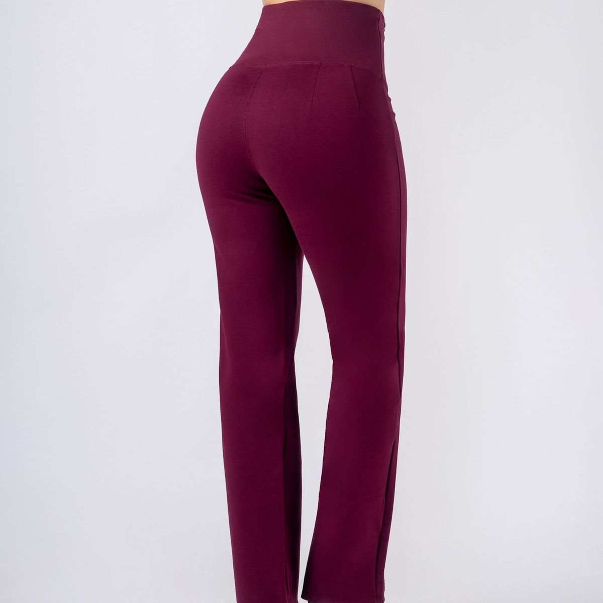 ALYNN - Pantalón fajero ejecutivo guinda