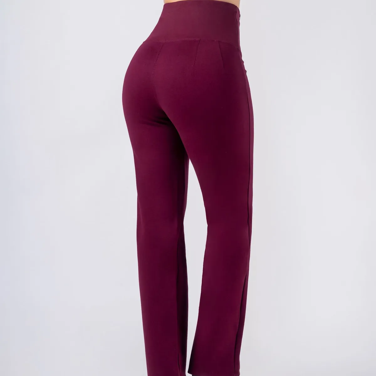 ALYNN - Pantalón fajero ejecutivo guinda