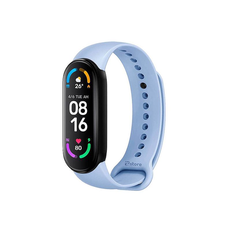 CASE - Correa pulsera de silicona para xiaomi mi band  7 celeste