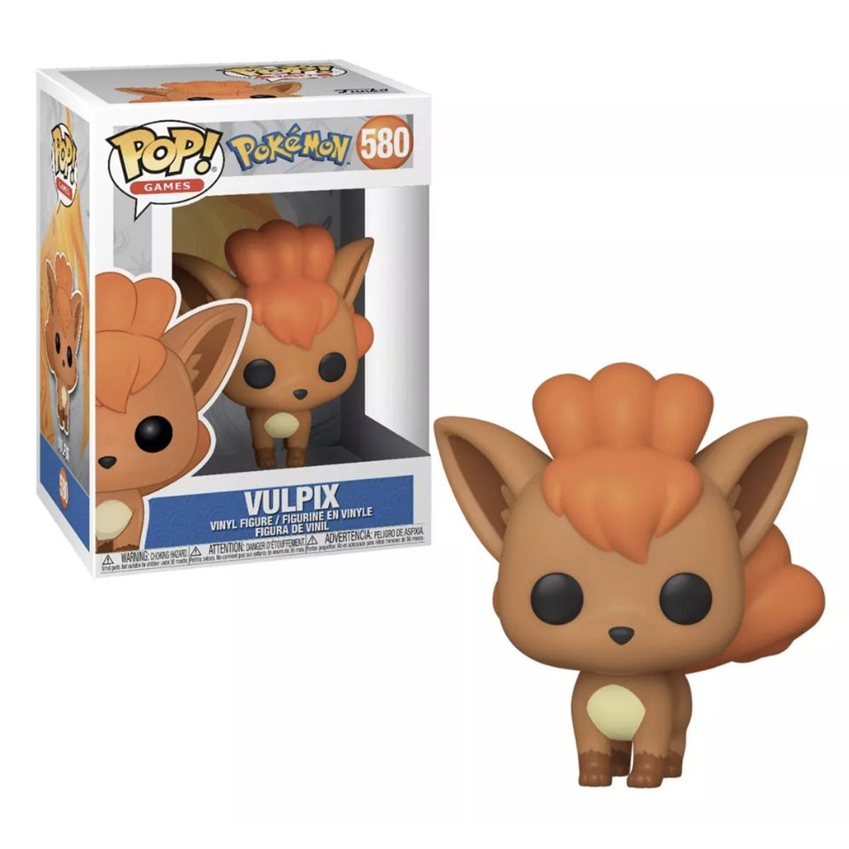 FUNKO - Vulpix Funko Pop 580 Pokemon Original