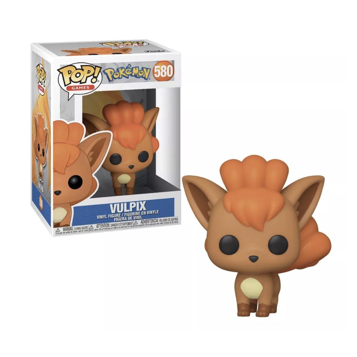 FUNKO - Vulpix Funko Pop 580 Pokemon Original