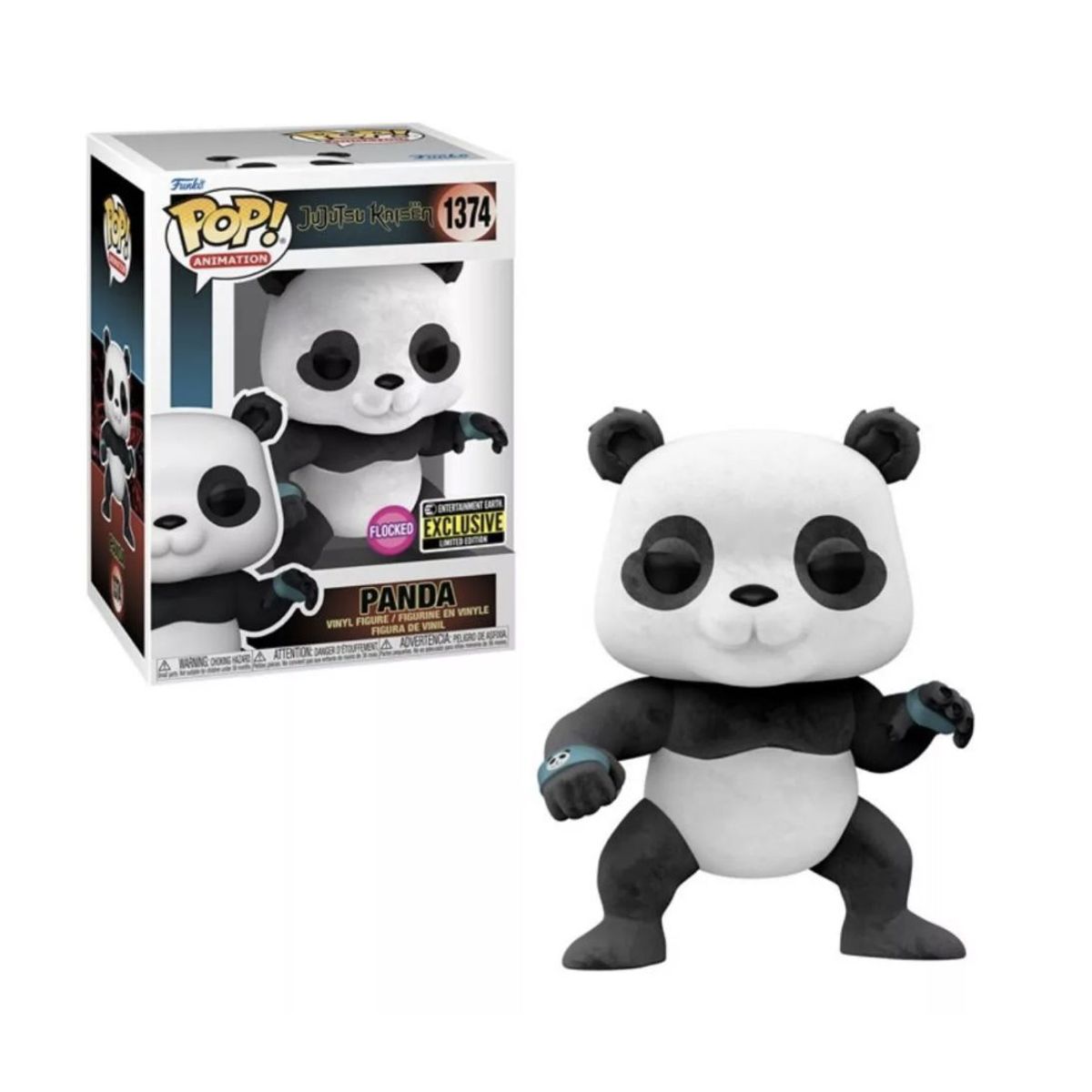 FUNKO - Panda Flocked Funko Pop 1374 Jujutsu Kaisen Exclusivo