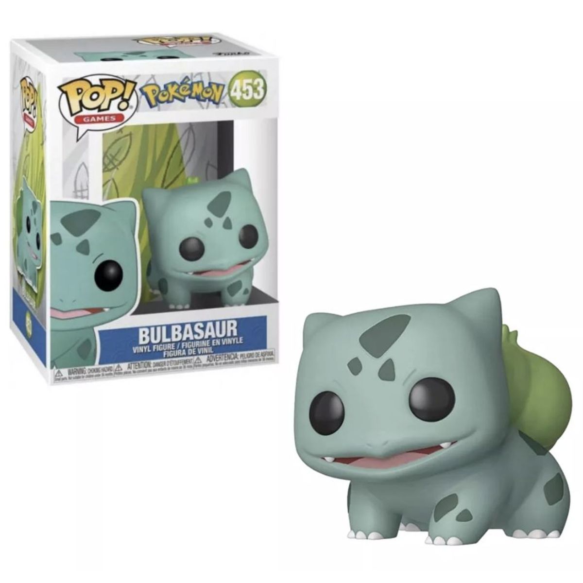FUNKO - Bulbasaur Funko Pop 453 Pokemon Pop Games Original