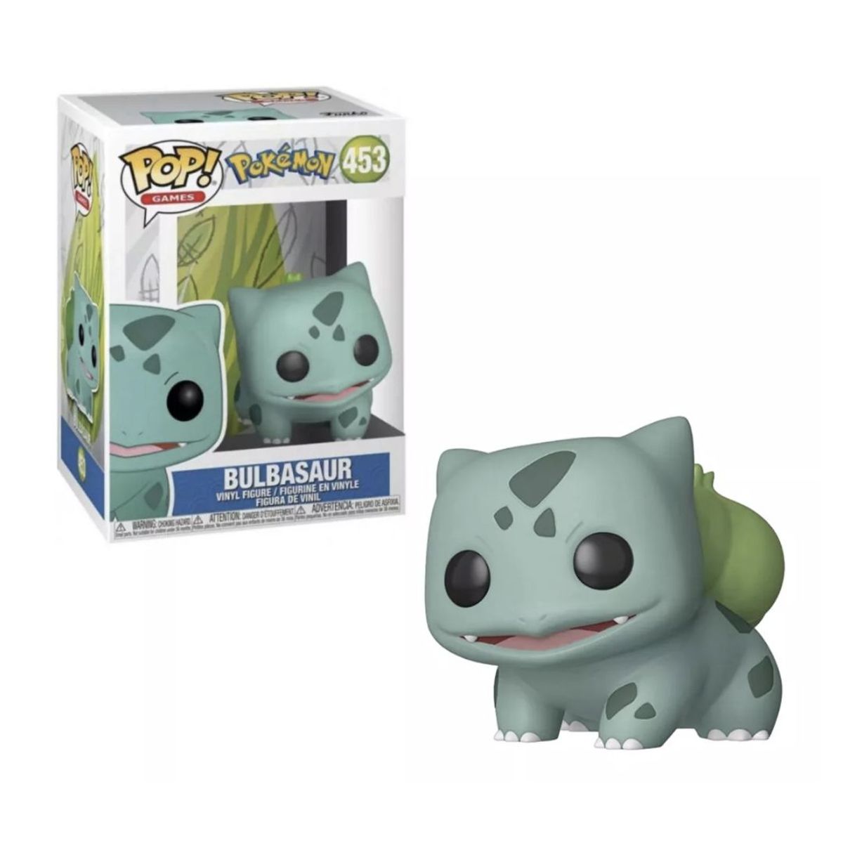 FUNKO - Bulbasaur Funko Pop 453 Pokemon Pop Games Original