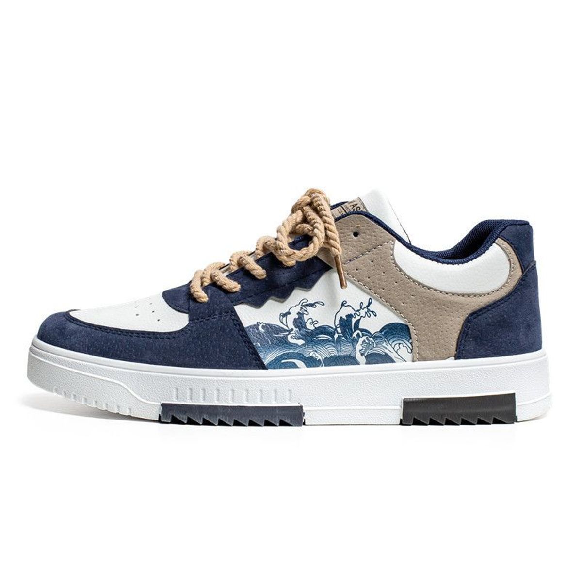 DANWEILE - Zapatillas Running Hombre Runner unisex Zapatillas urbanas-Azul Marino