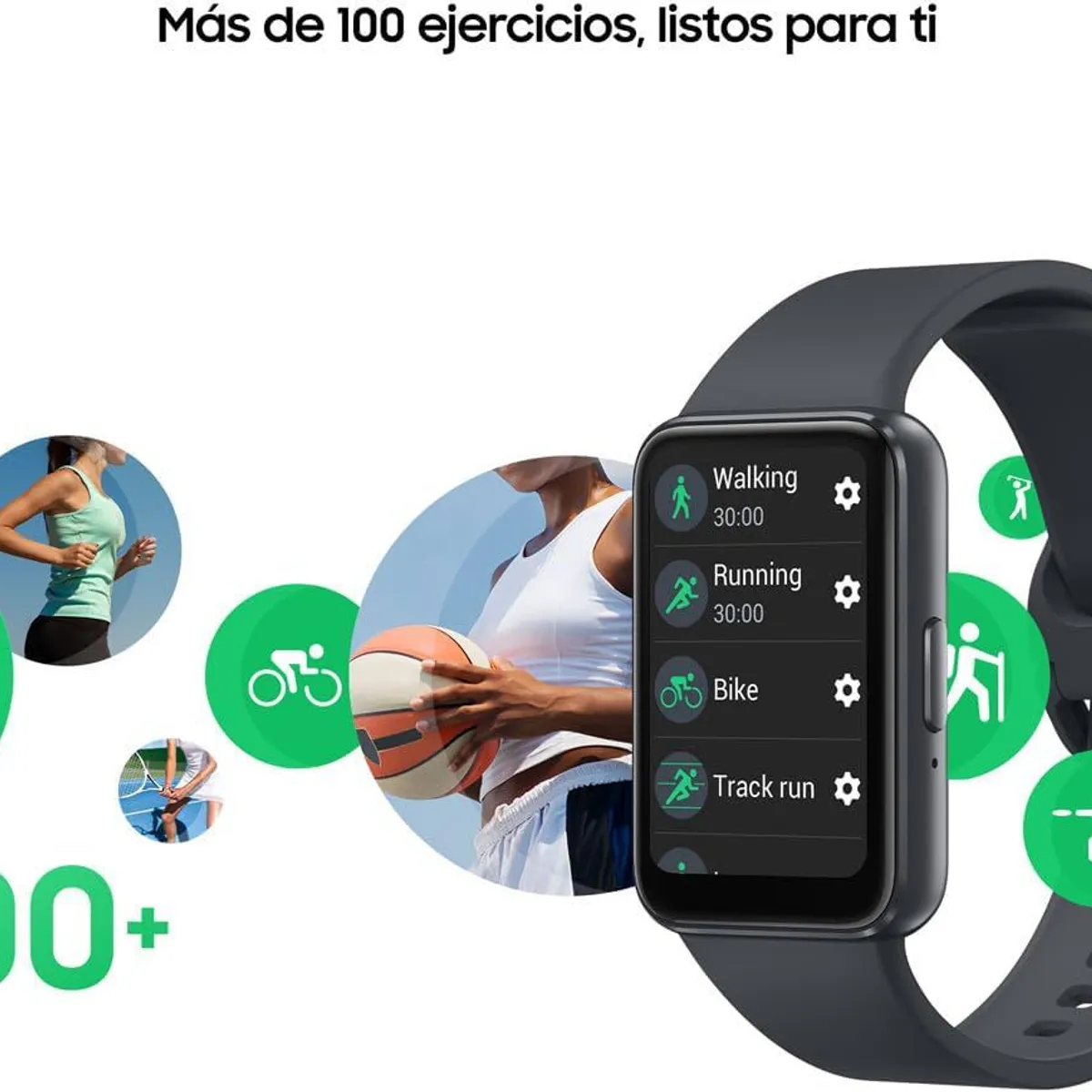 SAMSUNG - Samsung Galaxy Fit 3 SM-R390 - Negro