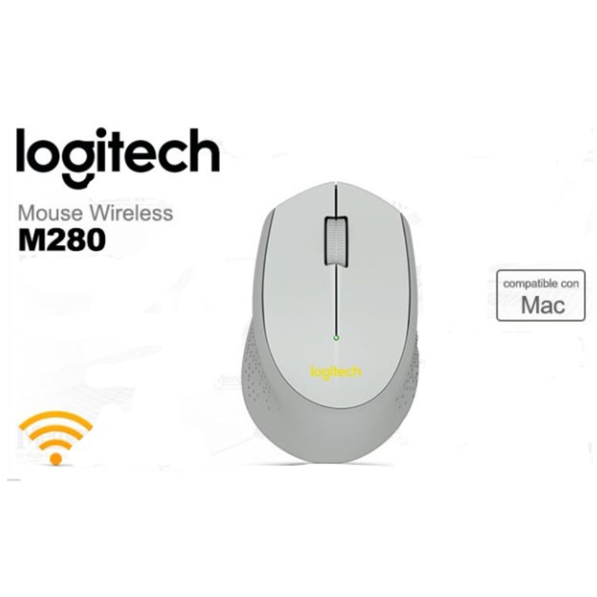 LOGITECH - Mouse inalámbrico Logitech M280 -Gris