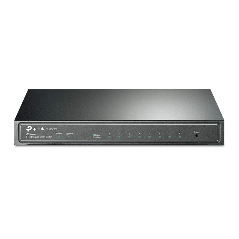 TP LINK - SWITCH TP-LINK TL-SG2008 JETSTREAM 8 PUERTOS GIGABIT PN: TL-SG2008