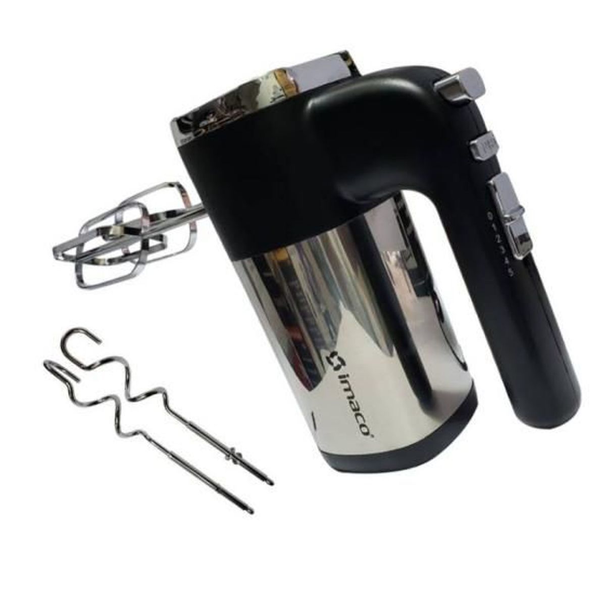 IMACO - Batidora de Mano Acero Inoxidable 400W 5velocidades Imaco  HM 400I